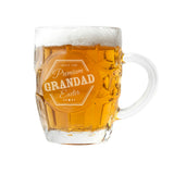 Personalised Premium Dimpled Beer Glass: 5 - Beer Glasses By Gift Moments