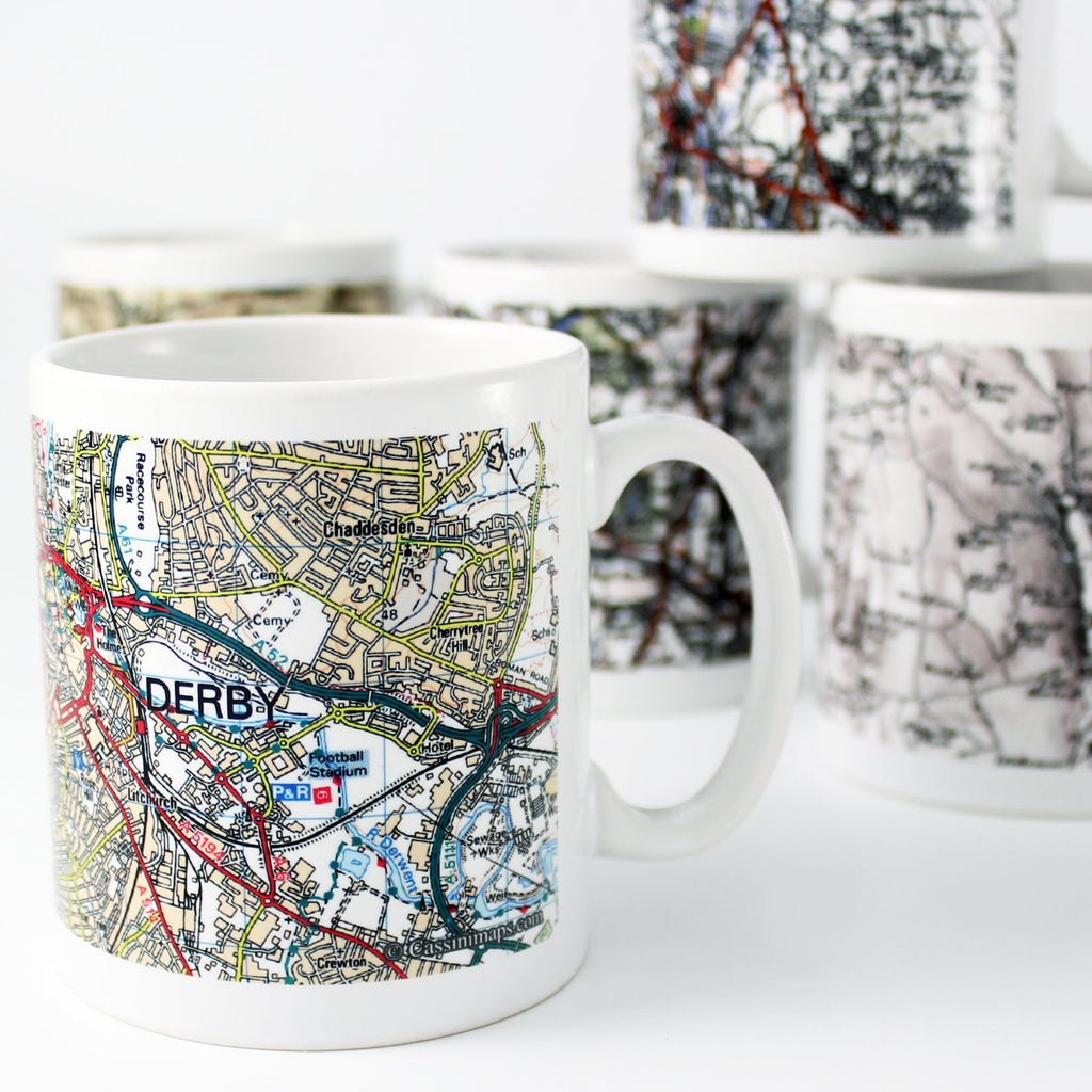 Personalised Present Day Edition Map Mug - Shop Mugs At Gift Moments - 2