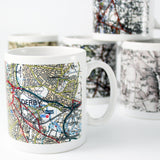 Personalised Present Day Edition Map Mug: 2 - Mugs By Gift Moments