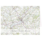 Personalised Present Day Map Card - Shop Greeting Cards At Gift Moments - 3