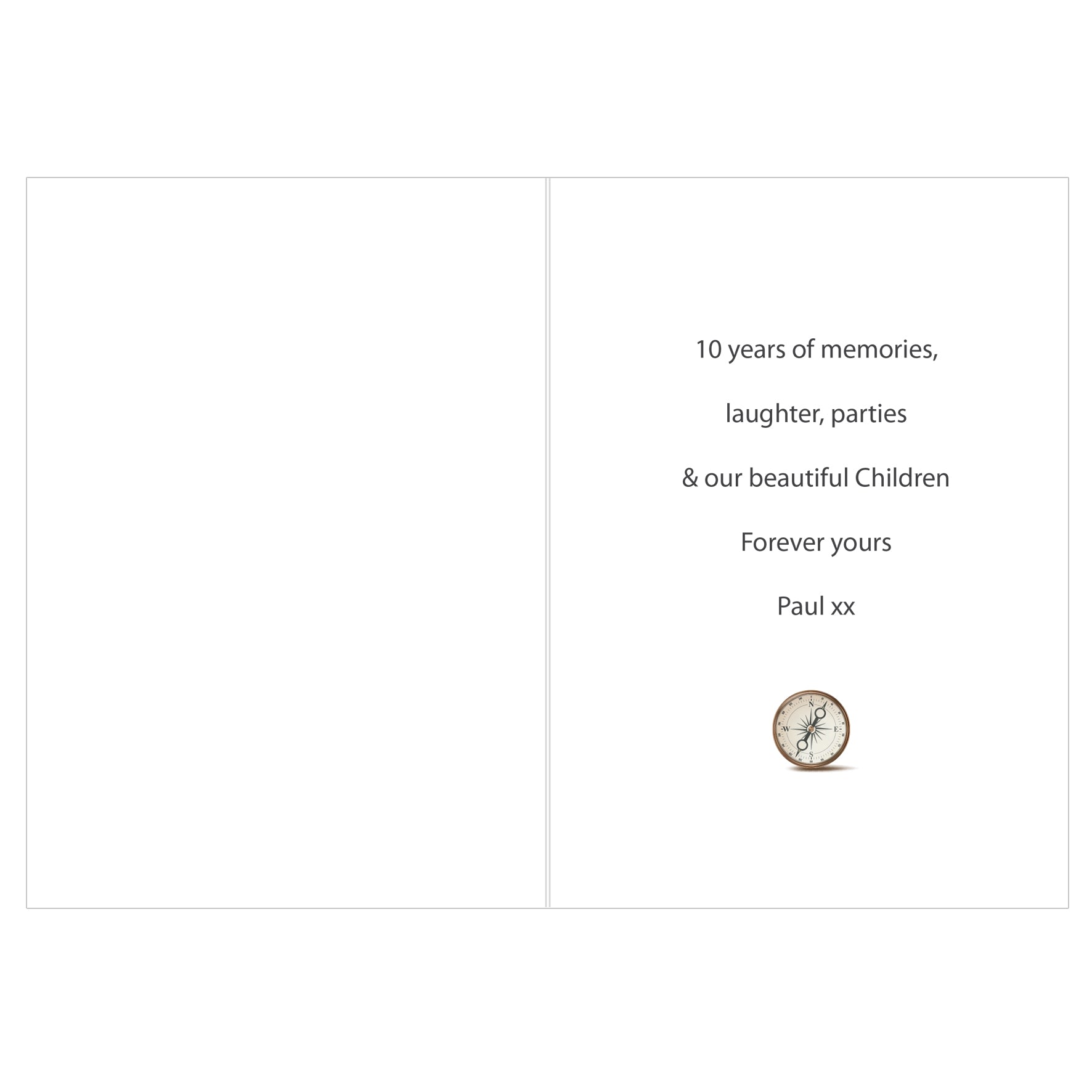 Personalised Present Day Map Compass Card - Shop Greeting Cards At Gift Moments - 5