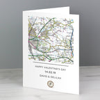 Personalised Present Day Map Compass Card - Shop Greeting Cards At Gift Moments - 4