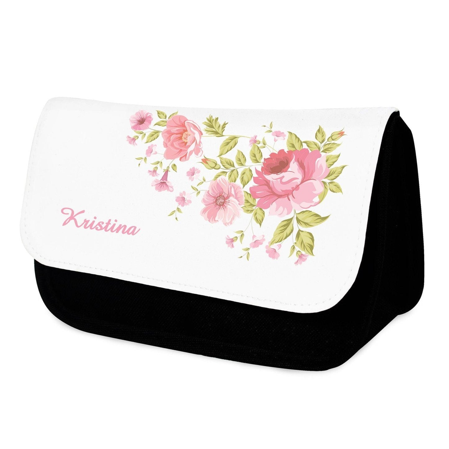 Personalised Pretty Rose Make Up Bag: 3 - Toiletry & Makeup Bags By Gift Moments