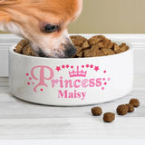 Personalised Princess Ceramic Pet Bowl 14cm: 3 - Pet Products By Gift Moments