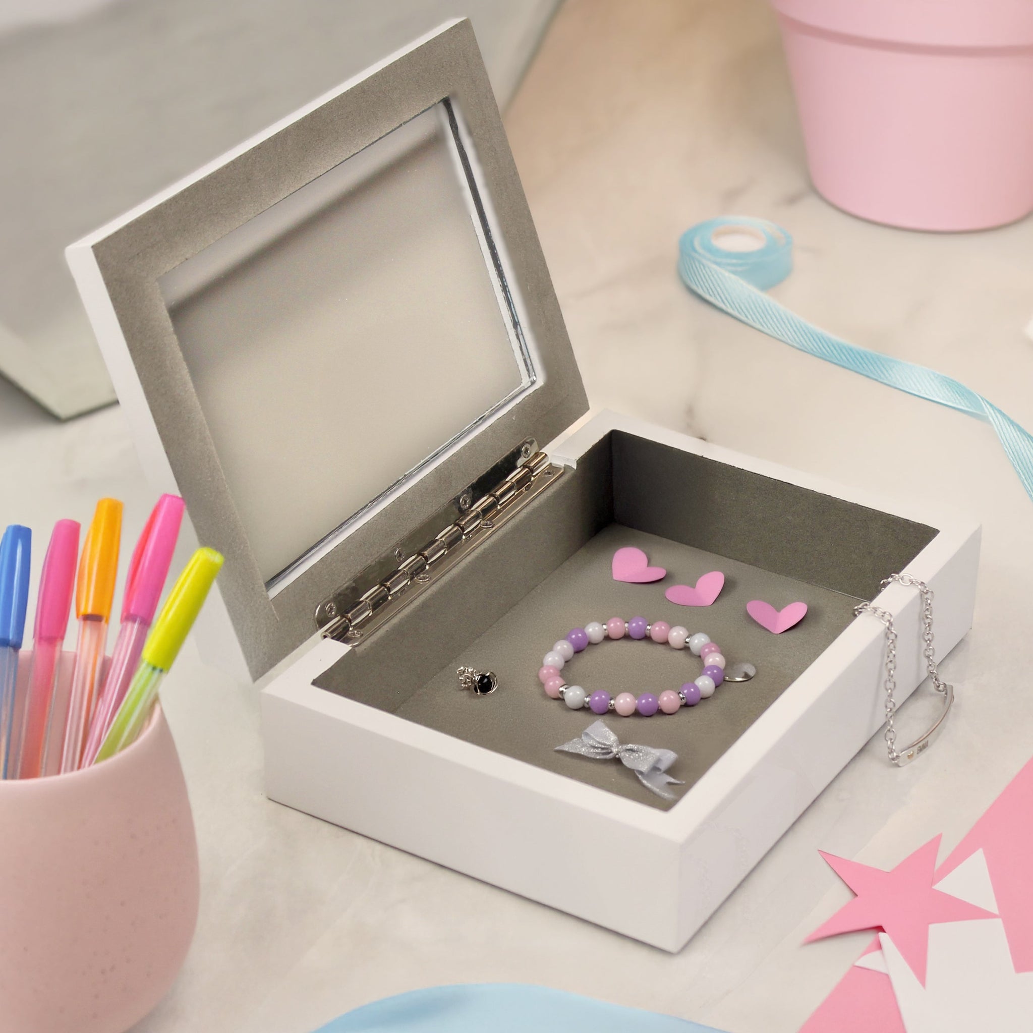 Personalised Princess Ballerina Wooden Jewellery Box: 2 - Jewellery Boxes By Gift Moments