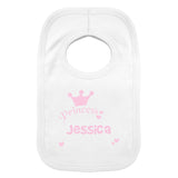 Personalised Princess Bib: 2 - Baby Clothing By Gift Moments