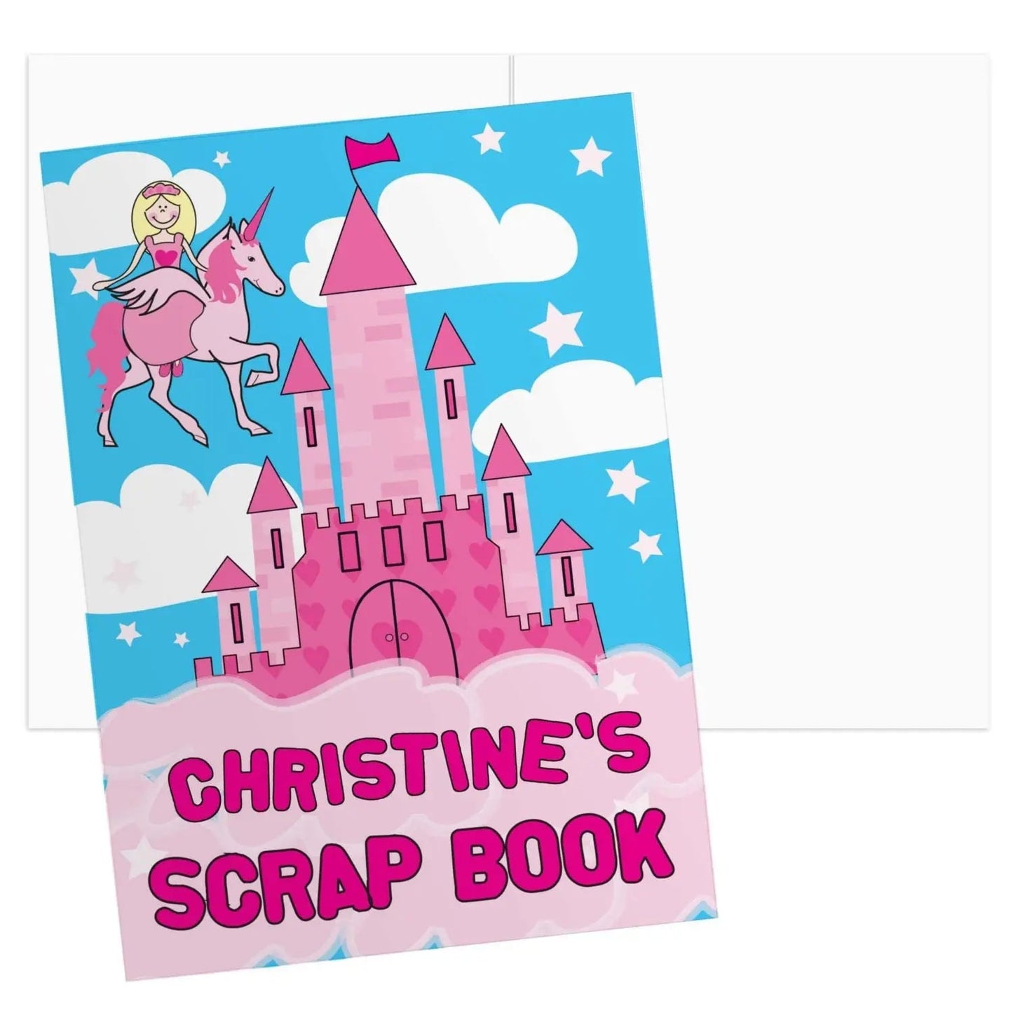 Personalised Princess & Unicorn - A4 Scrapbook: 4 - Books By Gift Moments