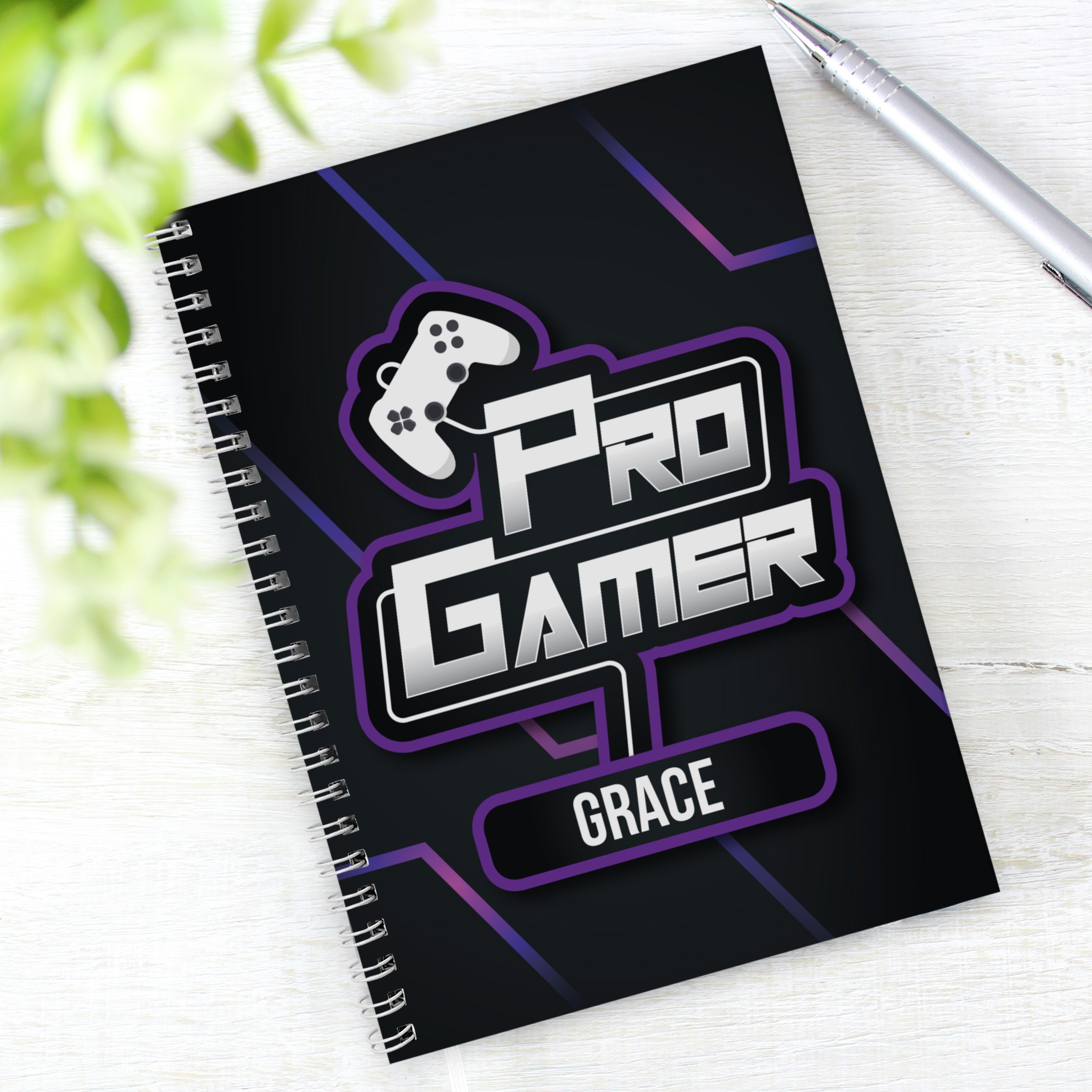 Personalised Pro Gamer A5 Notebook - Shop Notebooks At Gift Moments - 3