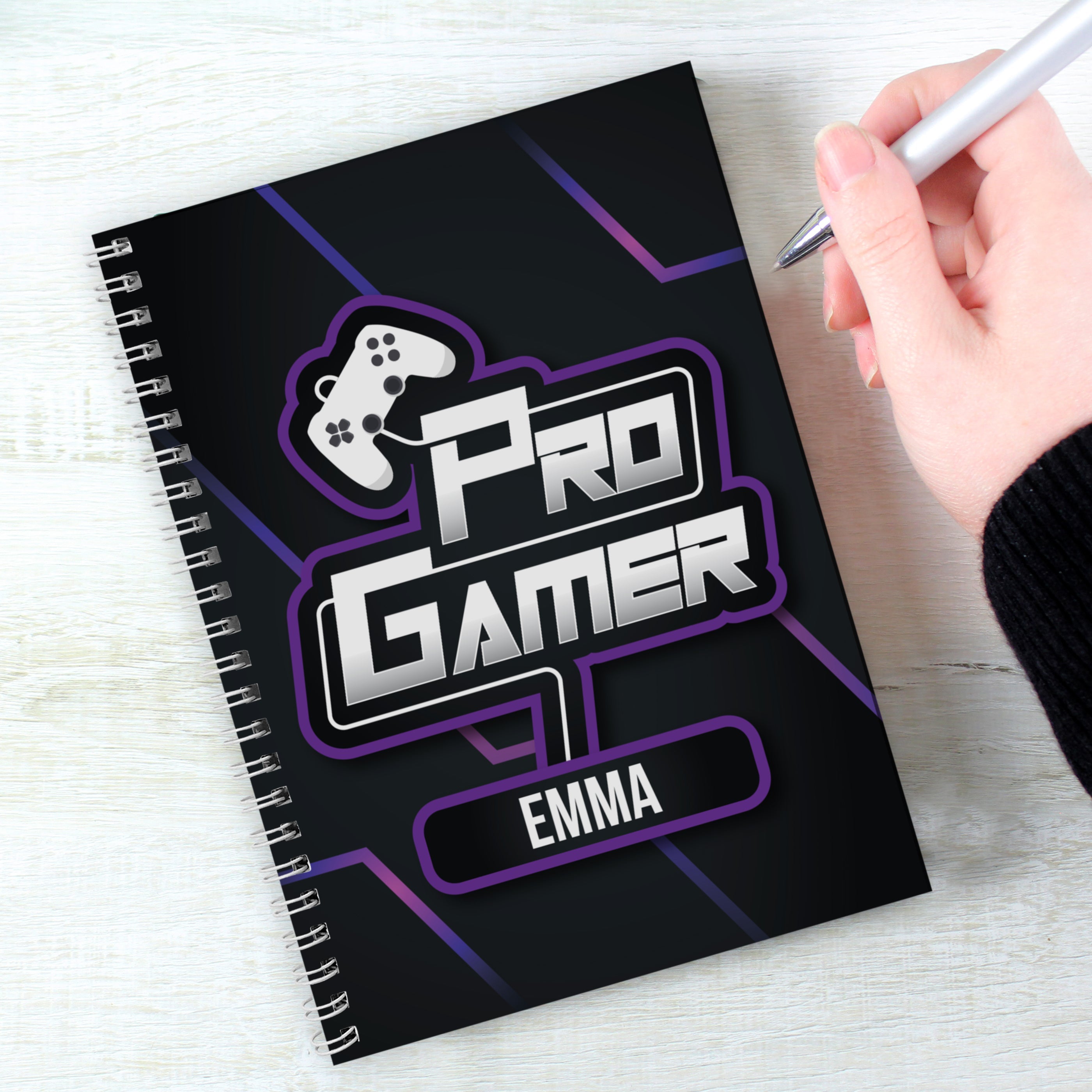 Personalised Pro Gamer A5 Notebook - Shop Notebooks At Gift Moments - 2