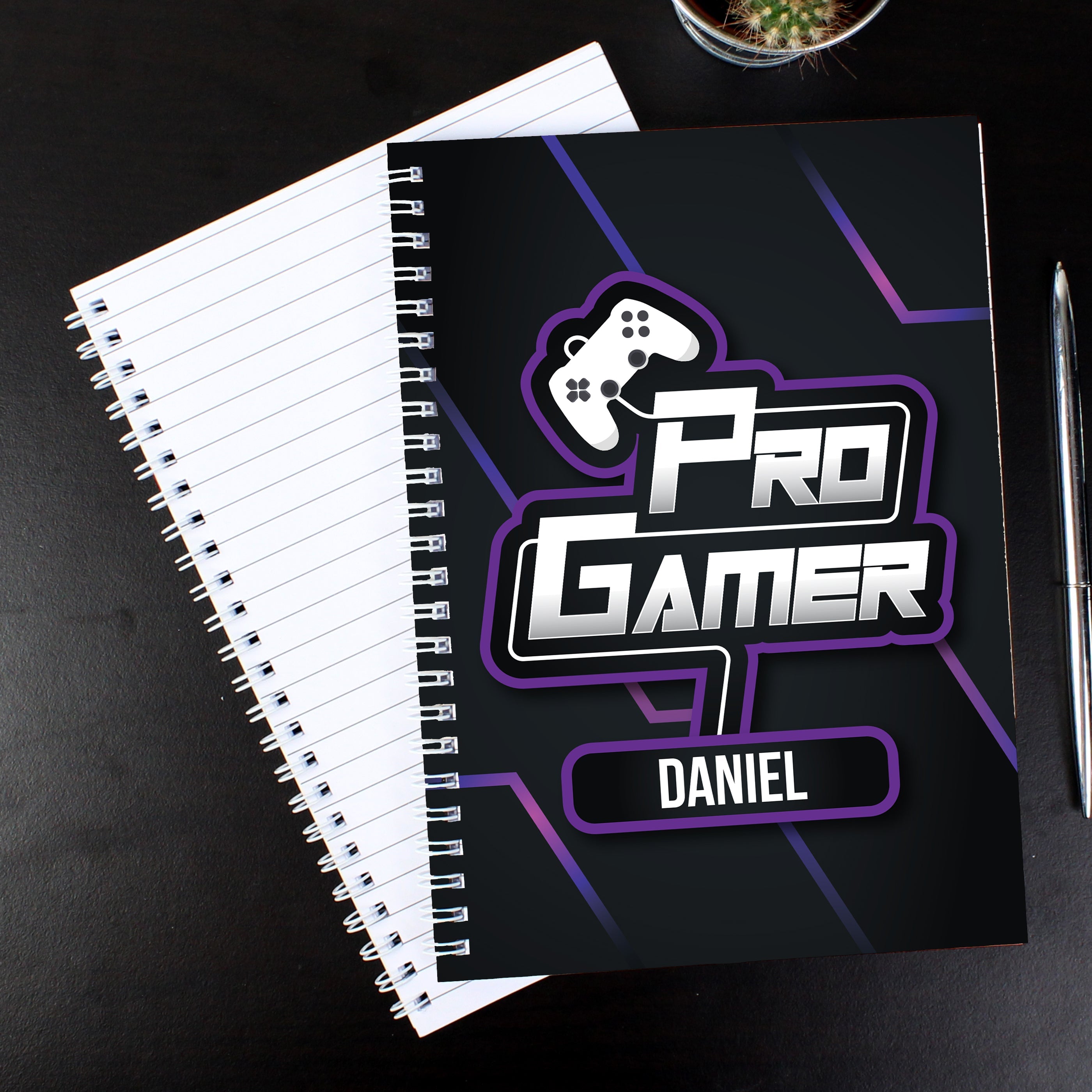 Personalised Pro Gamer A5 Notebook - Shop Notebooks At Gift Moments - 4