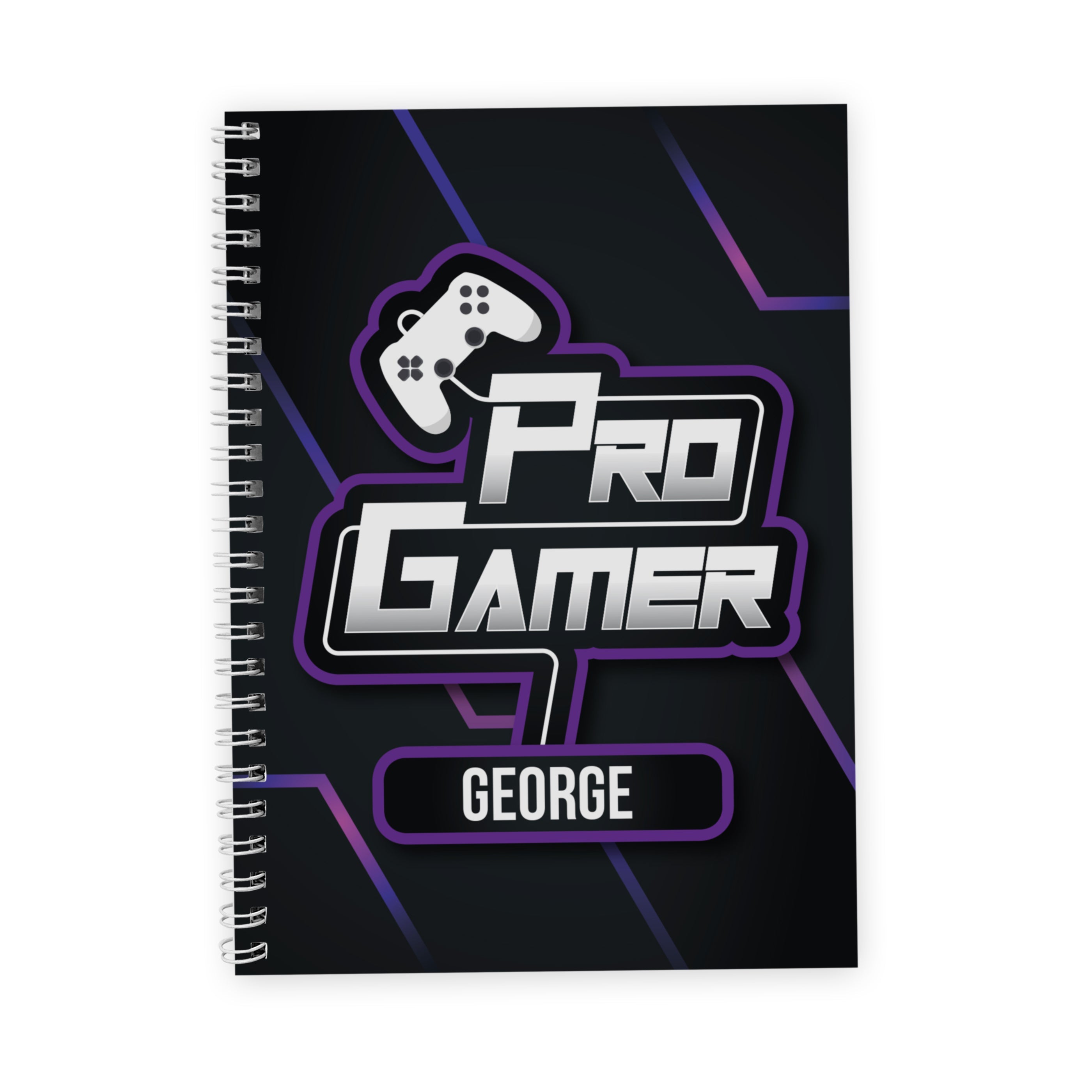 Personalised Pro Gamer A5 Notebook - Shop Notebooks At Gift Moments - 5
