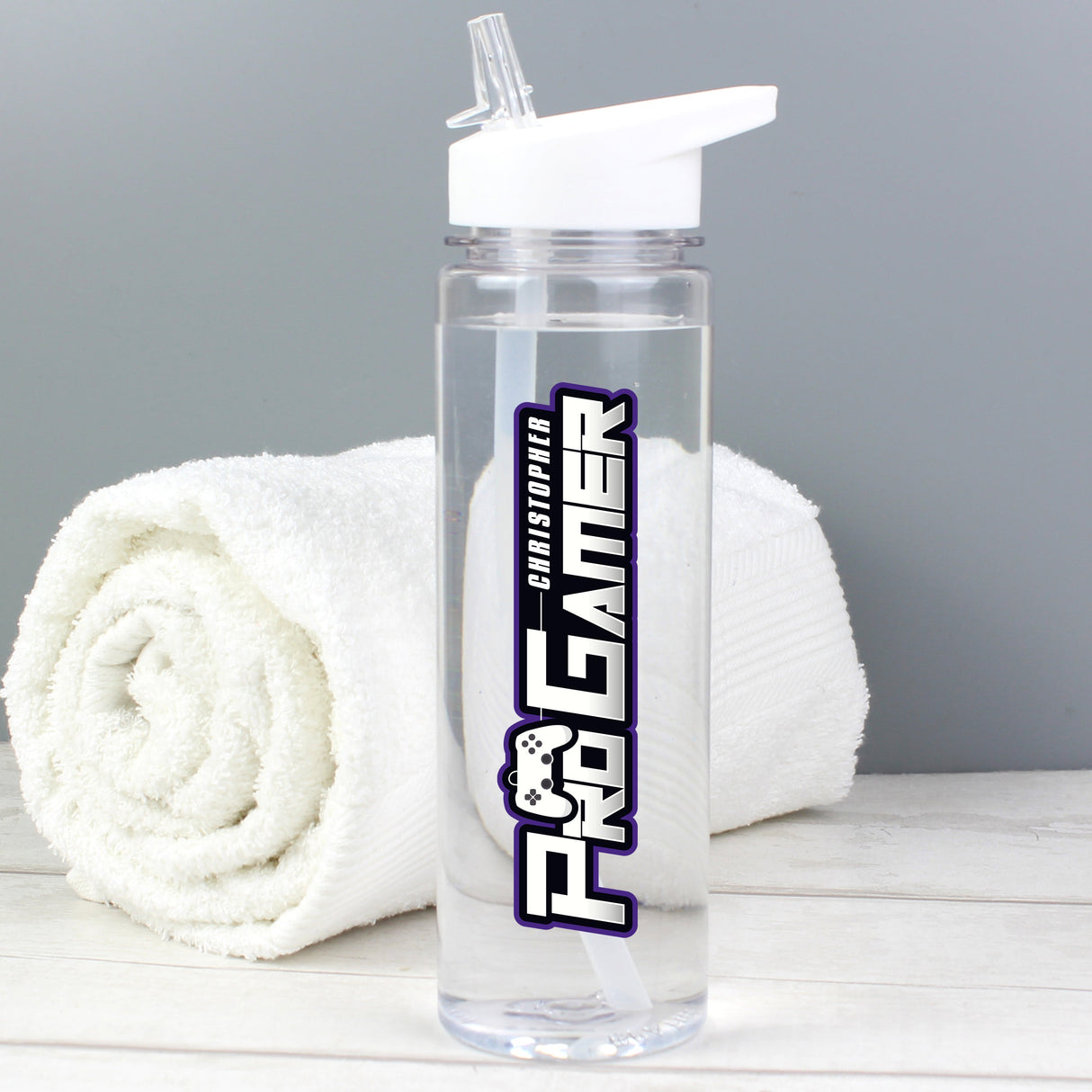 Personalised Pro Gamer Water Bottle: 3 - Water Bottles By Gift Moments