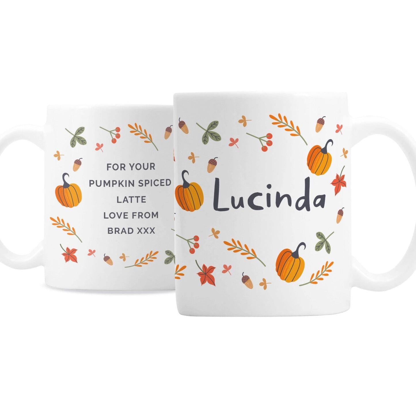 Personalised Pumpkin Mug: 5 - Mugs By Gift Moments