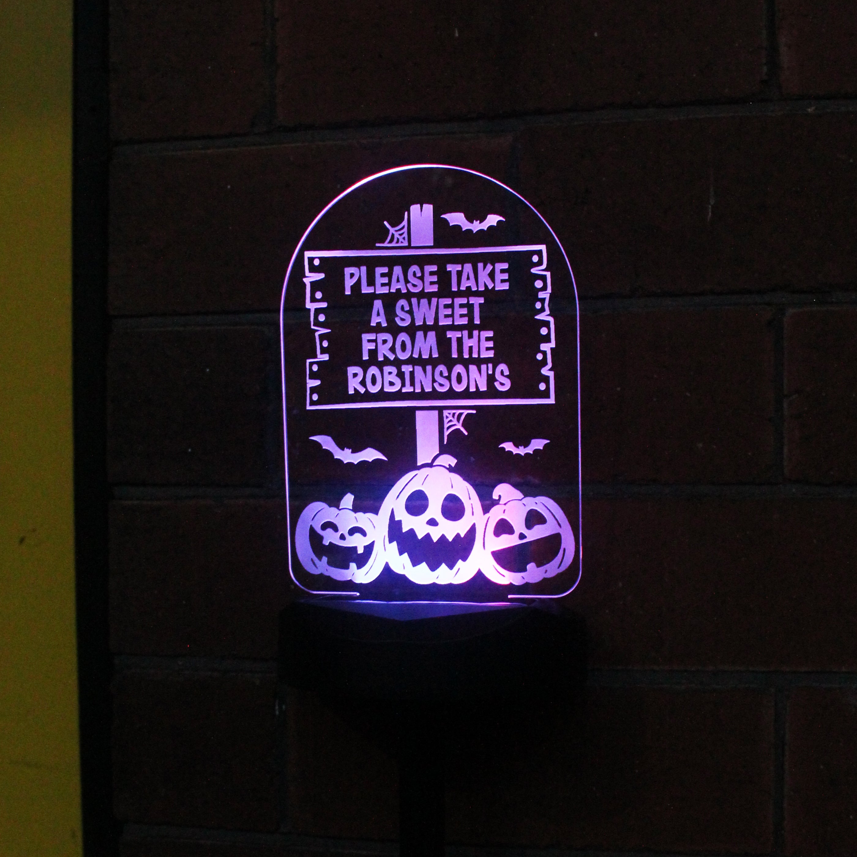 Personalised Pumpkin Patch Halloween Solar Light - Shop Solar Lights At Gift Moments - 4