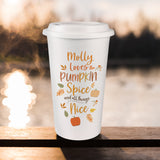 Personalised Pumpkin Spice Travel Mug: 3 - Travel Mugs By Gift Moments