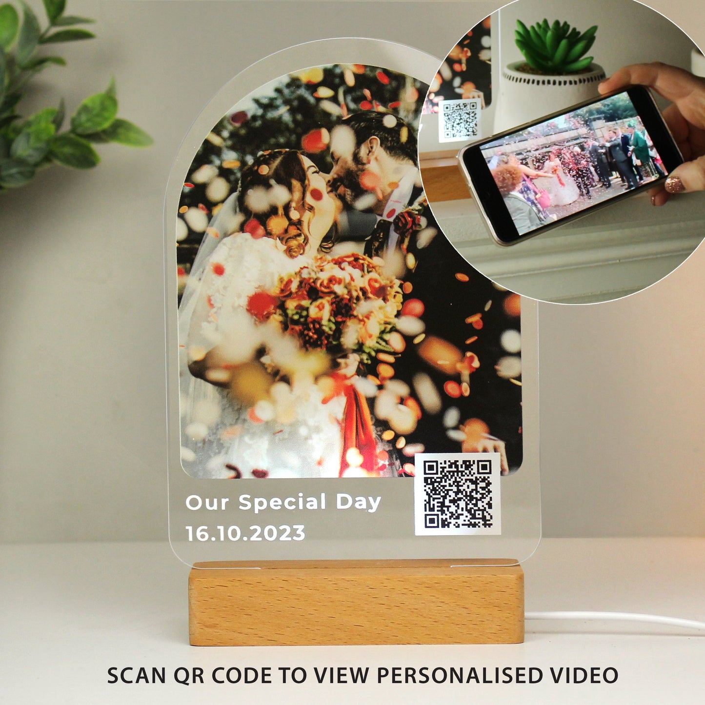Personalised QR Photo Upload LED Light: 2 - LED Lighting By Gift Moments