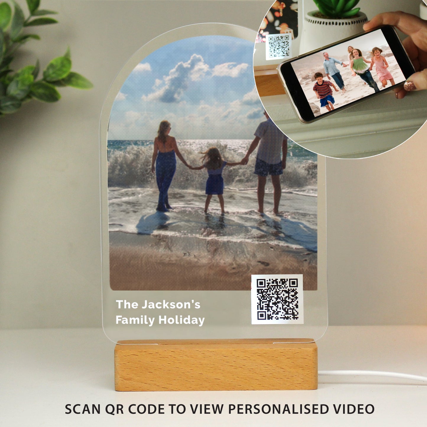 Personalised QR Photo Upload LED Light: 5 - LED Lighting By Gift Moments