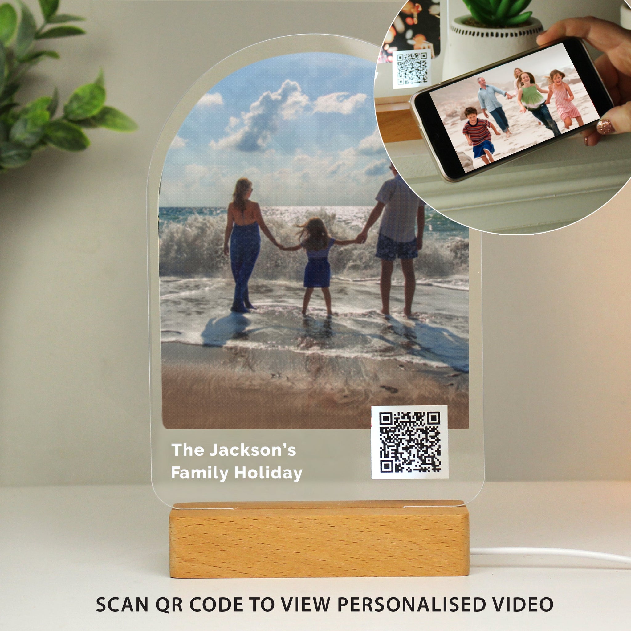 Personalised QR Photo Upload LED Light: 5 - LED Lighting By Gift Moments