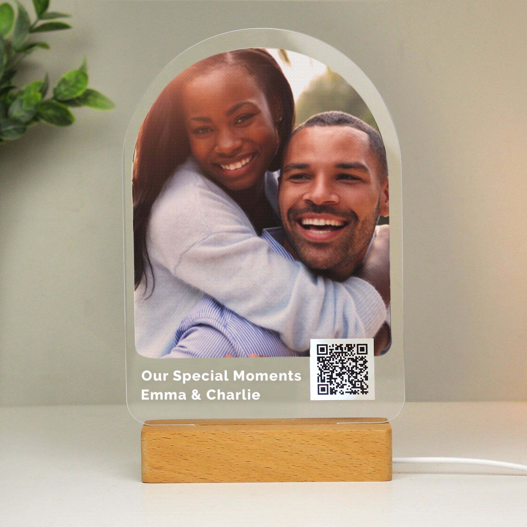 Personalised QR Photo Upload LED Light: 7 - LED Lighting By Gift Moments