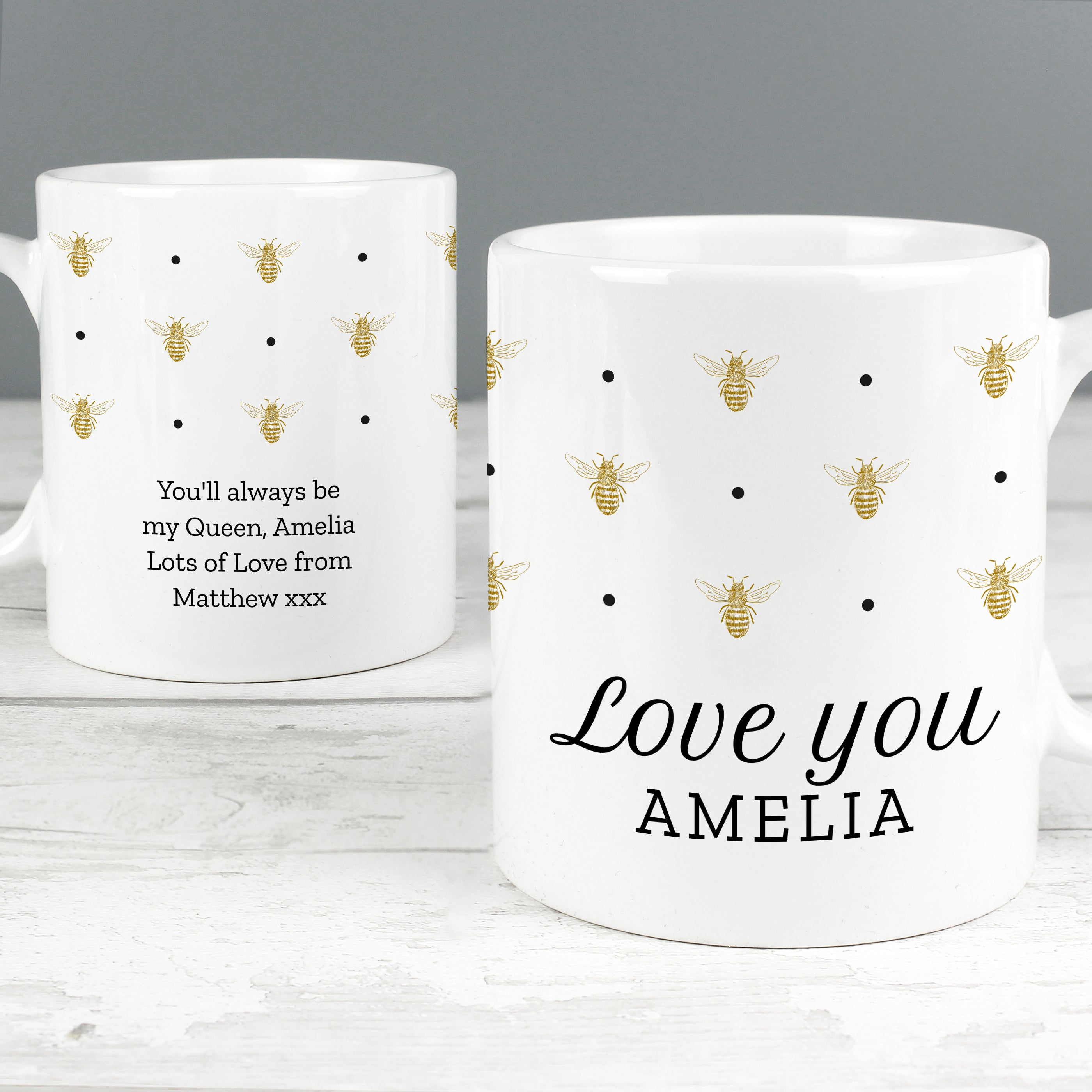 Personalised Queen Bee Mug - Shop Mugs At Gift Moments - 4