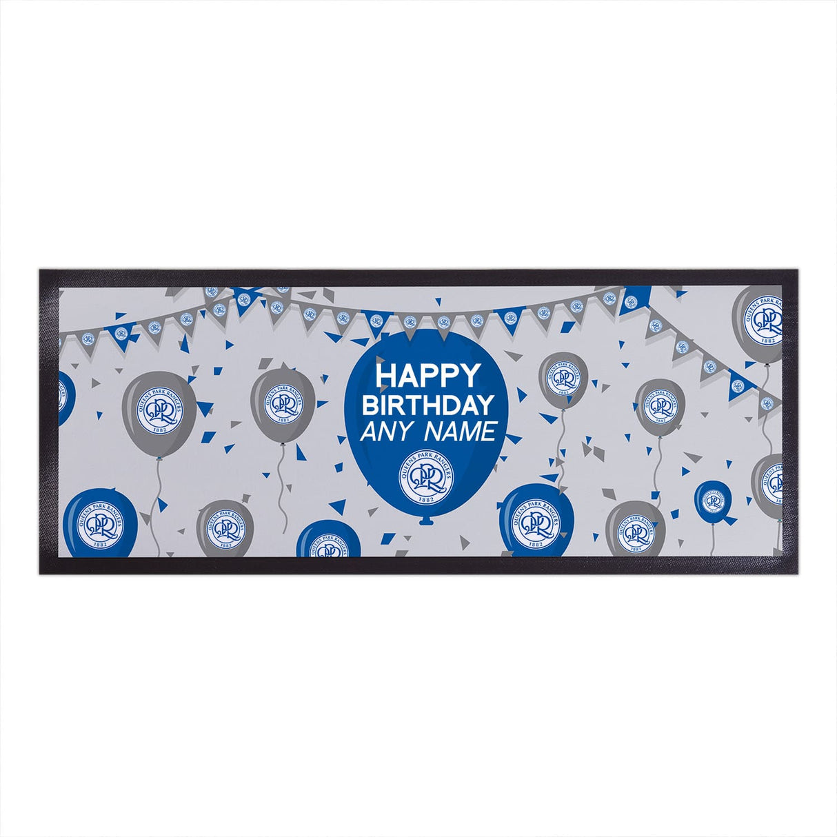 Personalised Queens Park Rangers FC Balloons Bar Runner: 1 - Barware By Queens Park Rangers