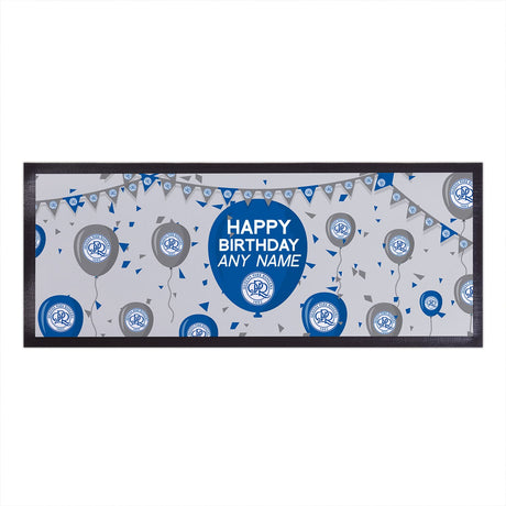 Personalised Queens Park Rangers FC Balloons Bar Runner: 1 - Barware By Queens Park Rangers