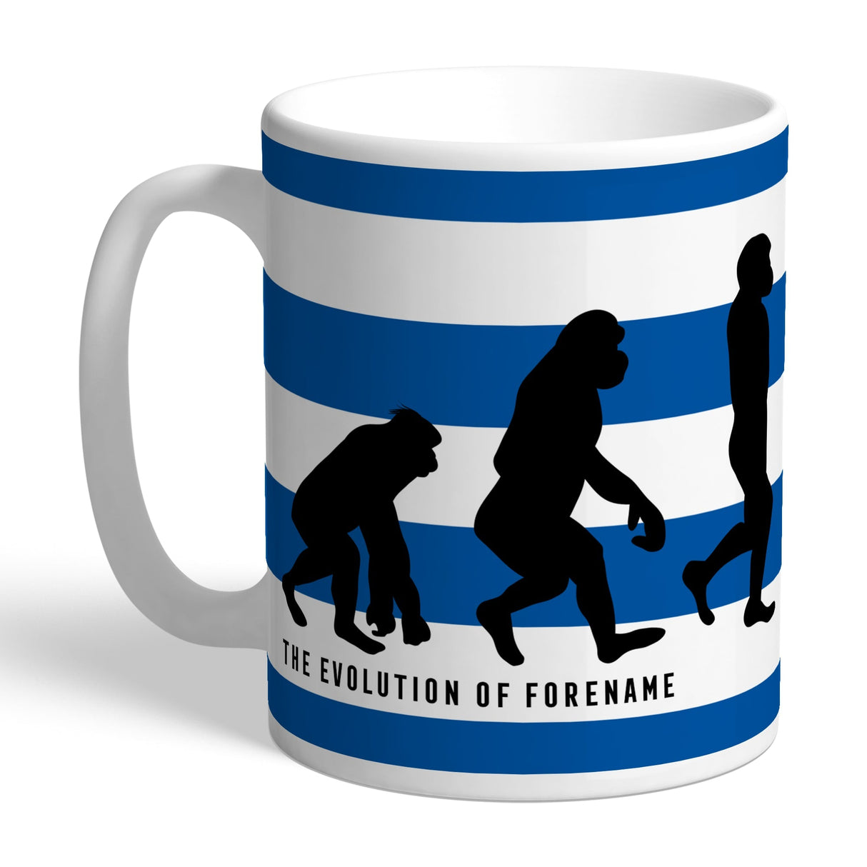 Personalised Queens Park Rangers FC Evolution Mug: 1 - Mugs By Queens Park Rangers