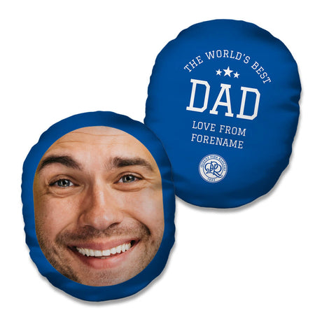 Personalised Queens Park Rangers FC World’s Best Dad Mush Cush: 1 - Cushions By Queens Park Rangers