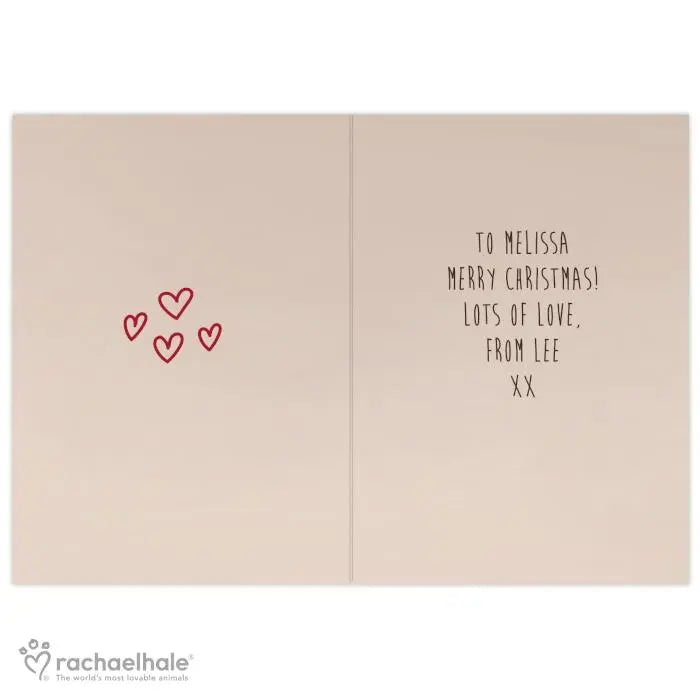 Personalised Rachael Hale ’All I Want For Christmas’ Puppy Card: 3 - Greeting Cards By Rachael Hale