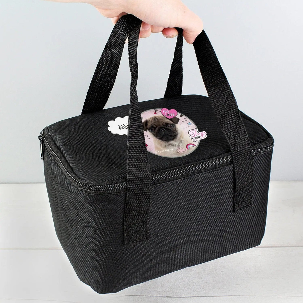 Personalised Rachael Hale Pug Lunch Bag: 2 - Lunch Boxes & Bags By Rachael Hale