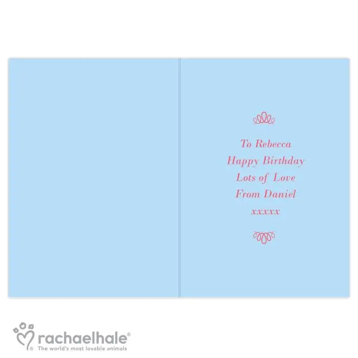 Personalised Rachael Hale Fabulous Birthday Card: 4 - Greeting Cards By Rachael Hale