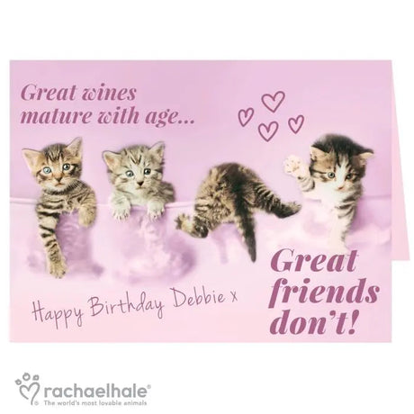 Personalised Rachael Hale ’Great Friends’ Card: 3 - Greeting Cards By Rachael Hale