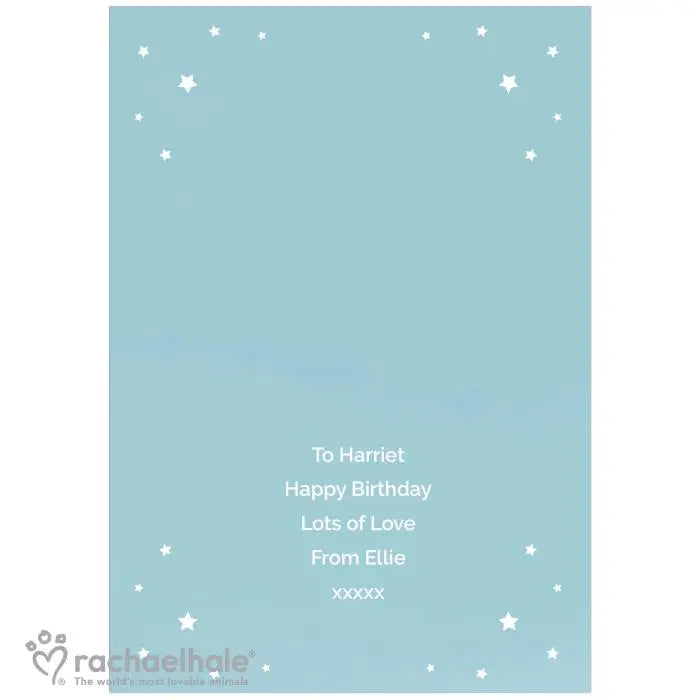 Personalised Rachael Hale Purr-fect Birthday Card: 4 - Greeting Cards By Rachael Hale