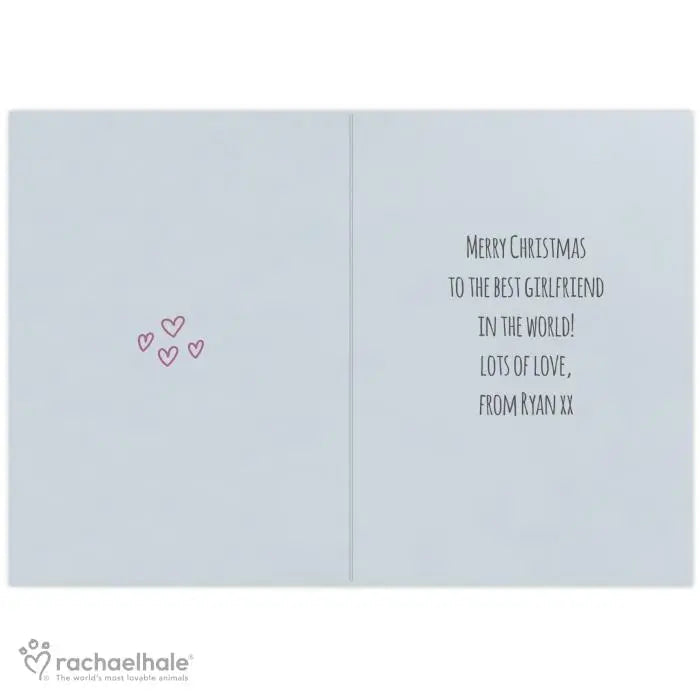 Personalised Rachael Hale Terrier Christmas Card: 3 - Greeting Cards By Rachael Hale