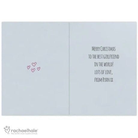 Personalised Rachael Hale Terrier Christmas Card: 3 - Greeting Cards By Rachael Hale