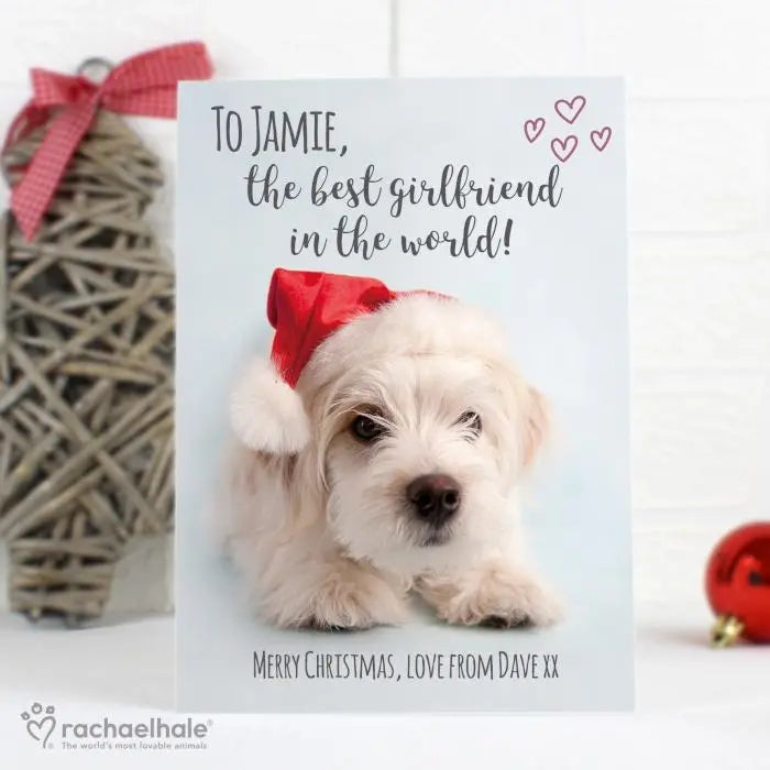 Personalised Rachael Hale Terrier Christmas Card: 1 - Greeting Cards By Rachael Hale