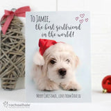 Personalised Rachael Hale Terrier Christmas Card: 1 - Greeting Cards By Rachael Hale