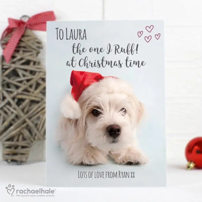 Personalised Rachael Hale Terrier Christmas Card: 4 - Greeting Cards By Rachael Hale
