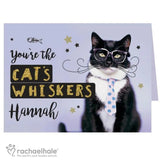 Personalised Rachael Hale You’re the Cats Whiskers Card: 3 - Greeting Cards By Rachael Hale