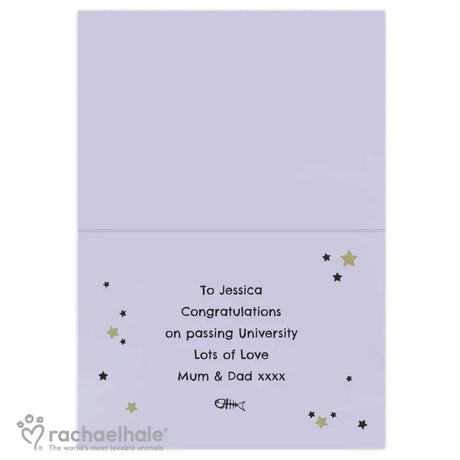 Personalised Rachael Hale You’re the Cats Whiskers Card: 4 - Greeting Cards By Rachael Hale