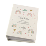 Personalised Rainbow 6x4 Photo Album with Sleeves: 6 Photo Albums By Gift Moments