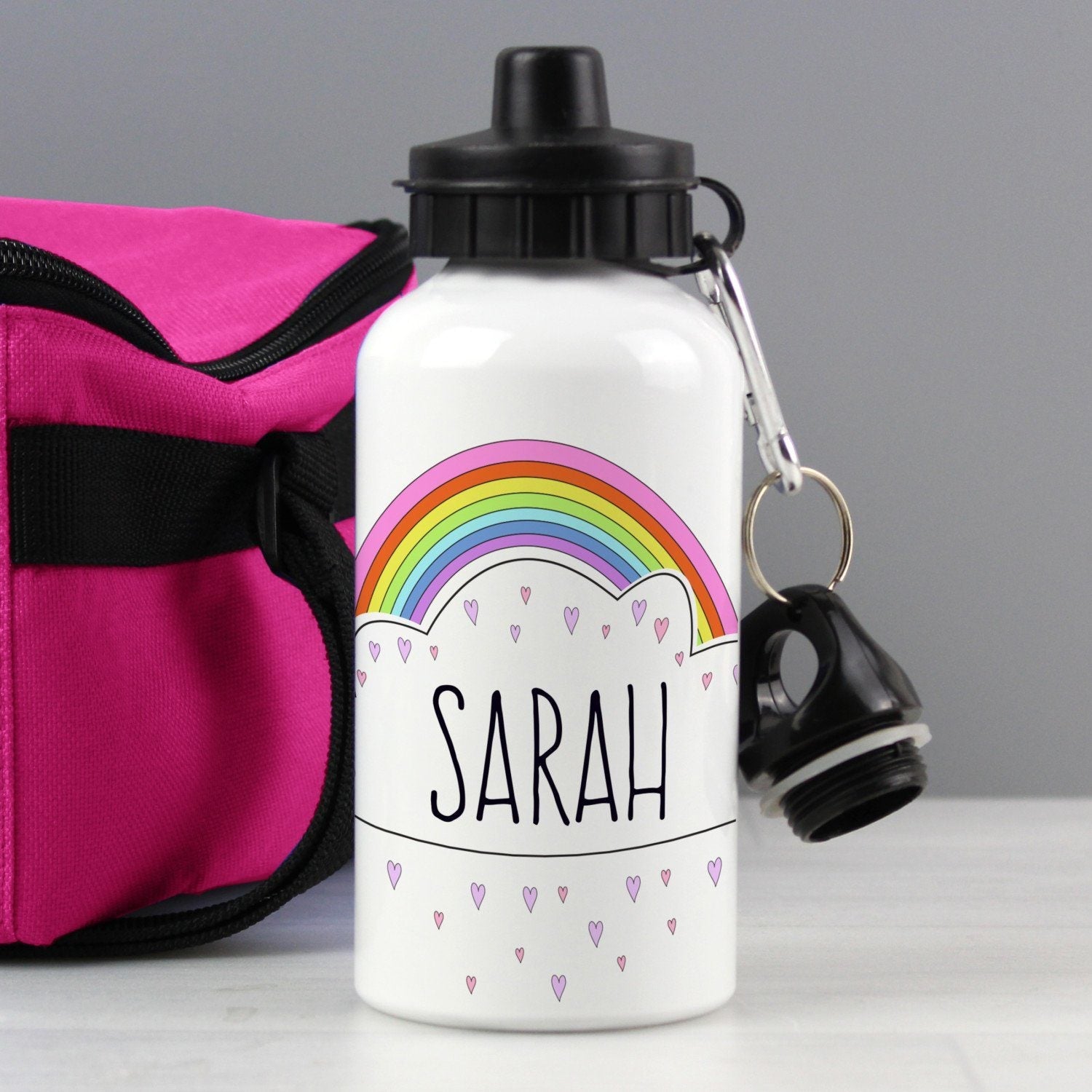 Personalised Rainbow Drinks Bottle: 1 - Kids Bottles By Gift Moments