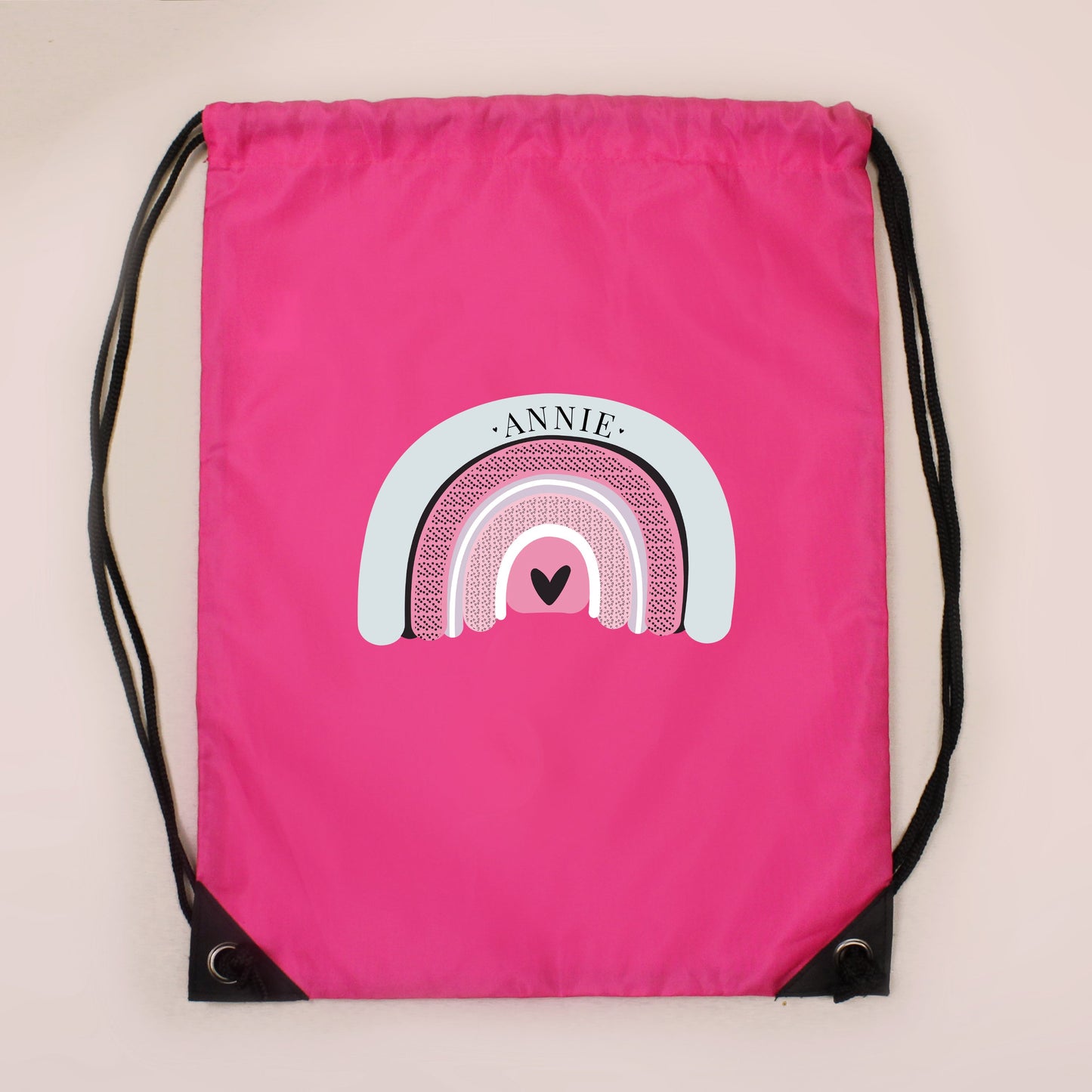 Personalised Rainbow Pink Kit Bag: 2 - Kids Bags By Gift Moments