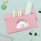 Personalised Rainbow Pink Pencil Case - Shop Pencil Cases & Sets At Gift Moments - 2