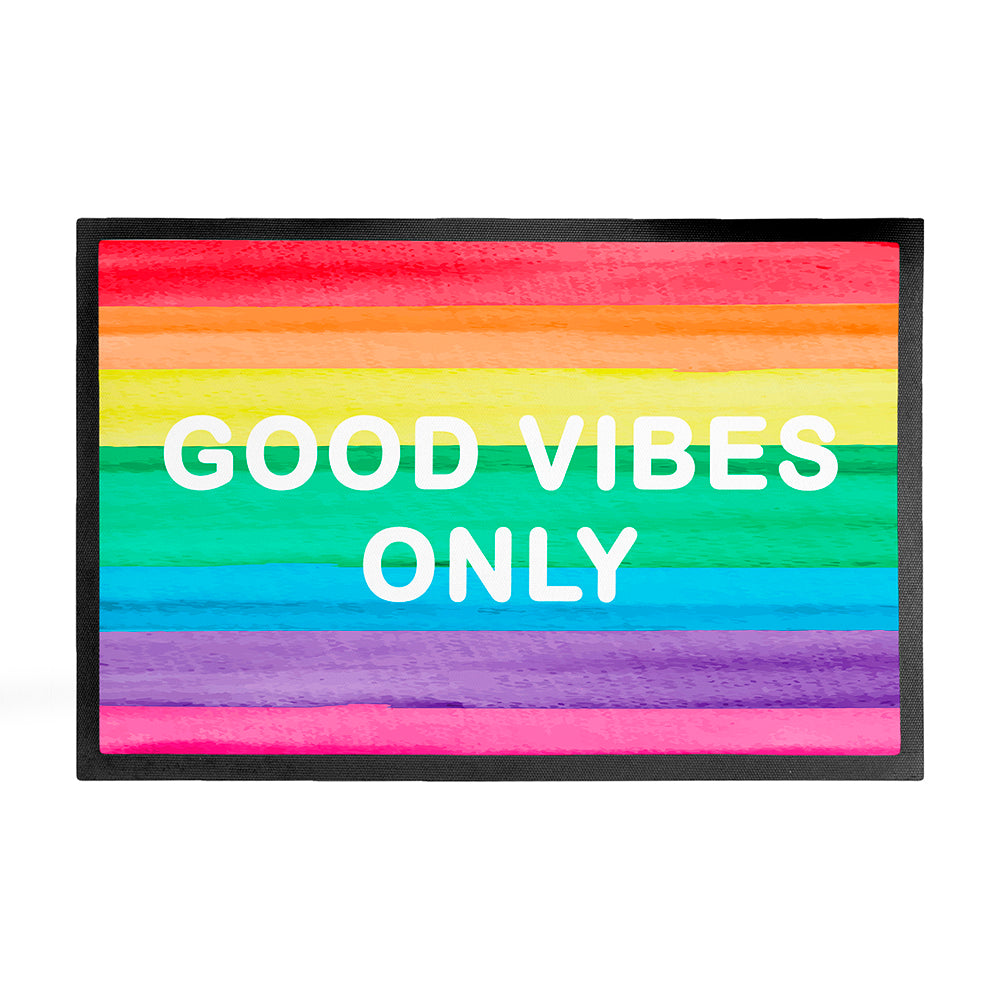 Personalised Rainbow Stripe Doormat: 7 - Doormats By Gift Moments