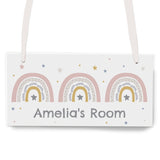 Personalised Rainbow Wooden Sign: 3 - Signs & Plaques By Gift Moments