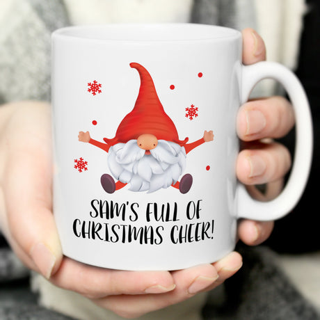 Personalised Red Gonk Christmas Mug: 7 - Mugs By Gift Moments