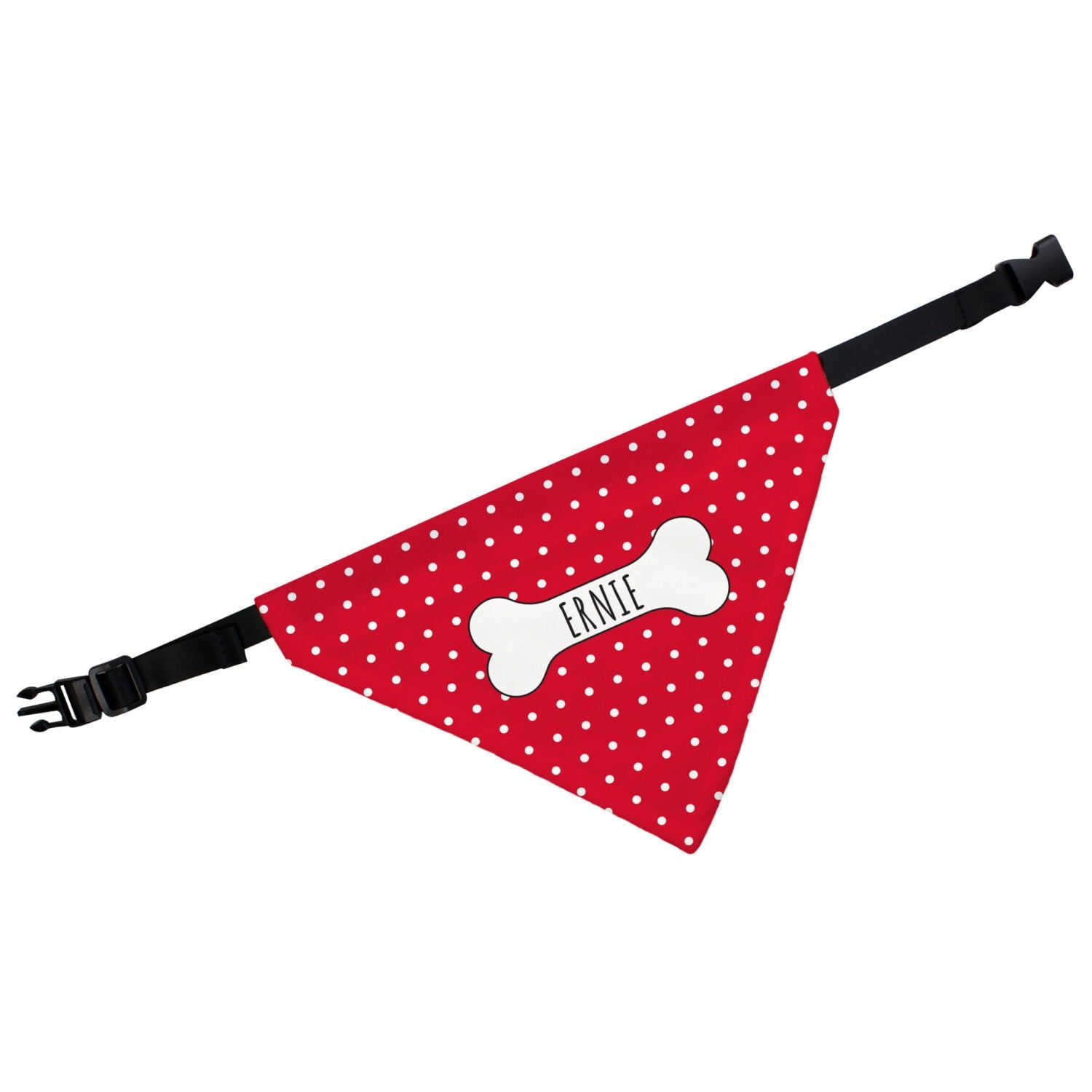 Personalised Red Polka Dot Dog Bandana: 4 - Pet Products By Gift Moments