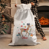 Personalised Reindeer Christmas Sack: 3 - Christmas Sacks By Gift Moments