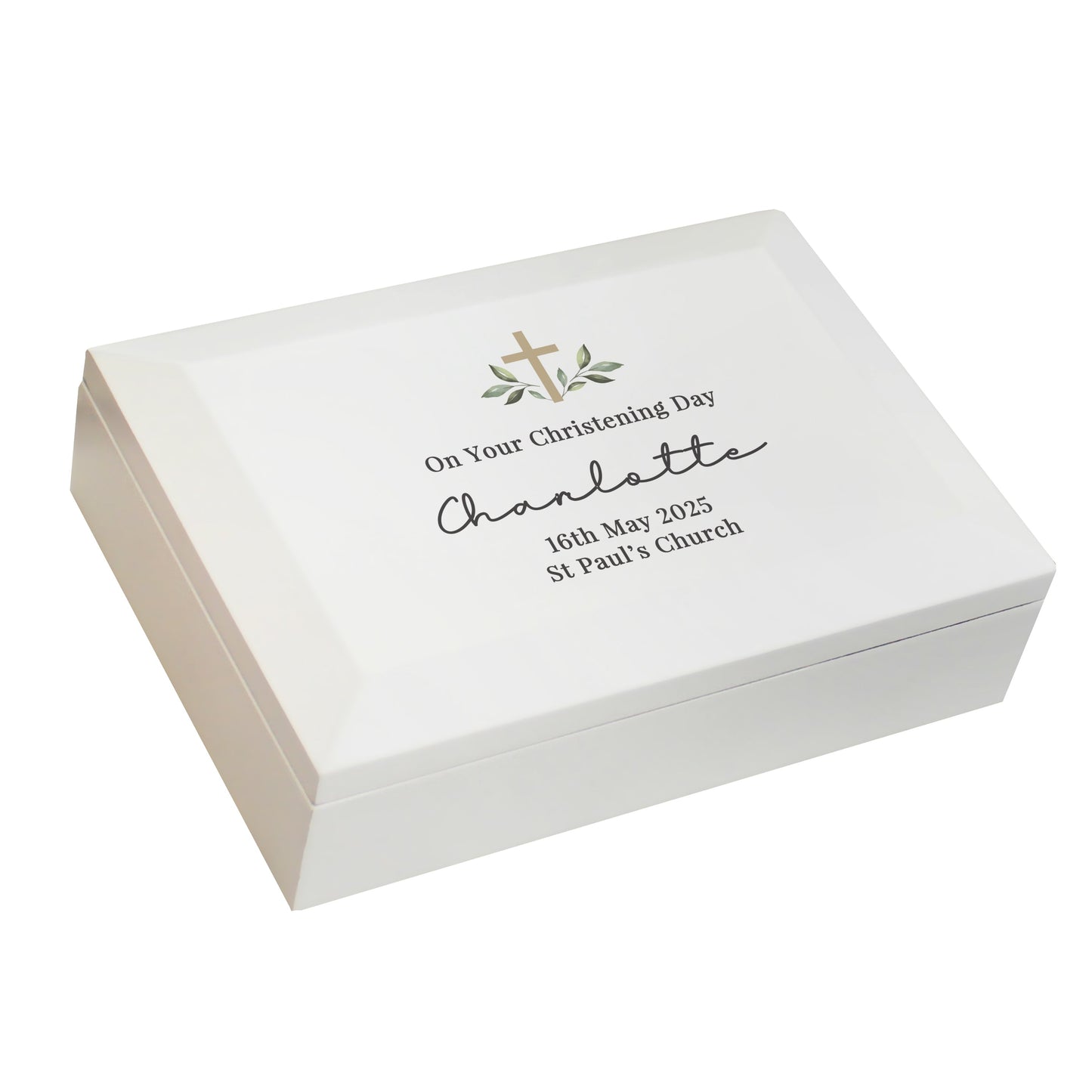 Personalised Religious Ceremony Jewellery Box: 6 - Jewellery Boxes By Gift Moments